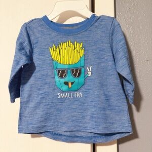 Okie Dokie Blue 'Small Fry' Long Sleeve Tee
